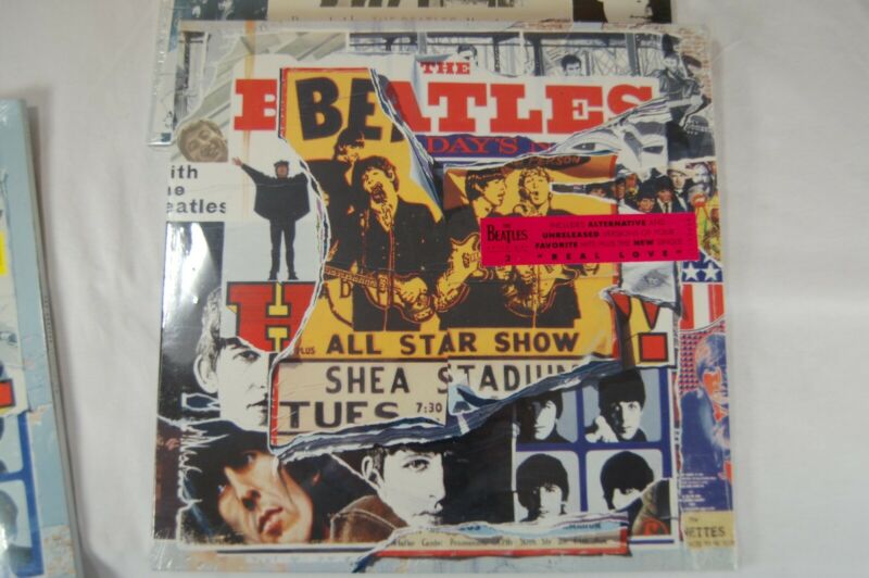 Pic 2 Beatles Anthology Vol 1 2 3 Sealed 9 LPs Apple Real Love Free As A Bird Displays