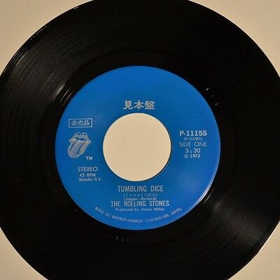 Pic 1 Rolling Stones -tumbling Dice - 7 " Japan Angebot Kopie Blue Label