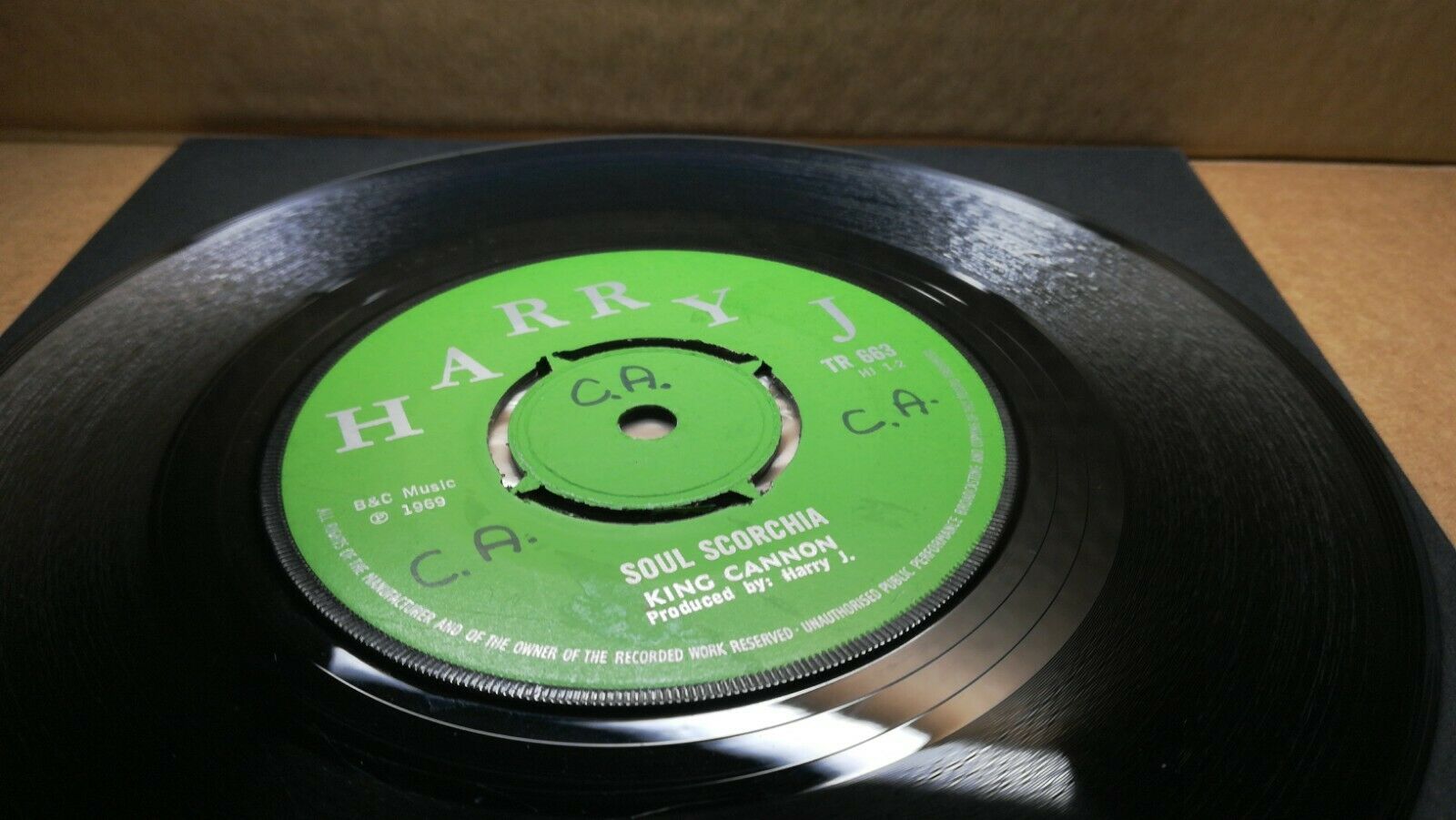 Pic 2 KING CANNON  Soul Scorchia / GLEN & DAVE  Lucky Boy 1969 HARRY J Skinhead Reggae