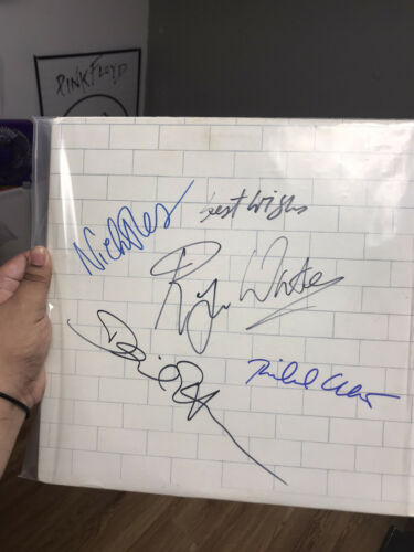 Pink Floyd The Wall Lp 1st Pressing Autographed