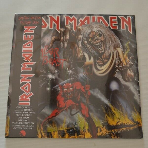 IRON MAIDEN - THE NUMBER OF THE BEAST - 2012 LP PICTURE DISC  NEW AND SEALED - auction details