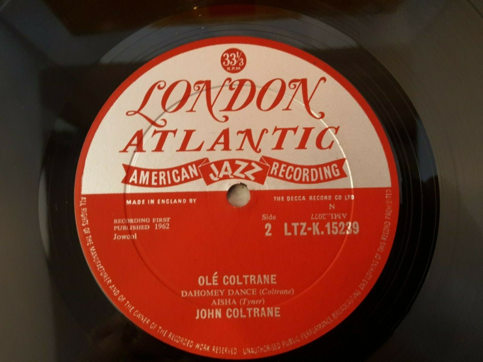 Pic 3 John Coltrane Olé Coltrane Mono 1962 1st Press LTZ-K 15239 UK London VG+