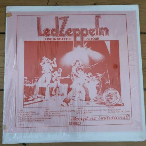 Led Zeppelin Live In Seattle 73 Tour 2 LP set