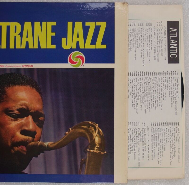 Pic 3 JOHN COLTRANE: Jazz US Atlantic 1354 Mono Plum Label Jazz LP VG++ Vinyl