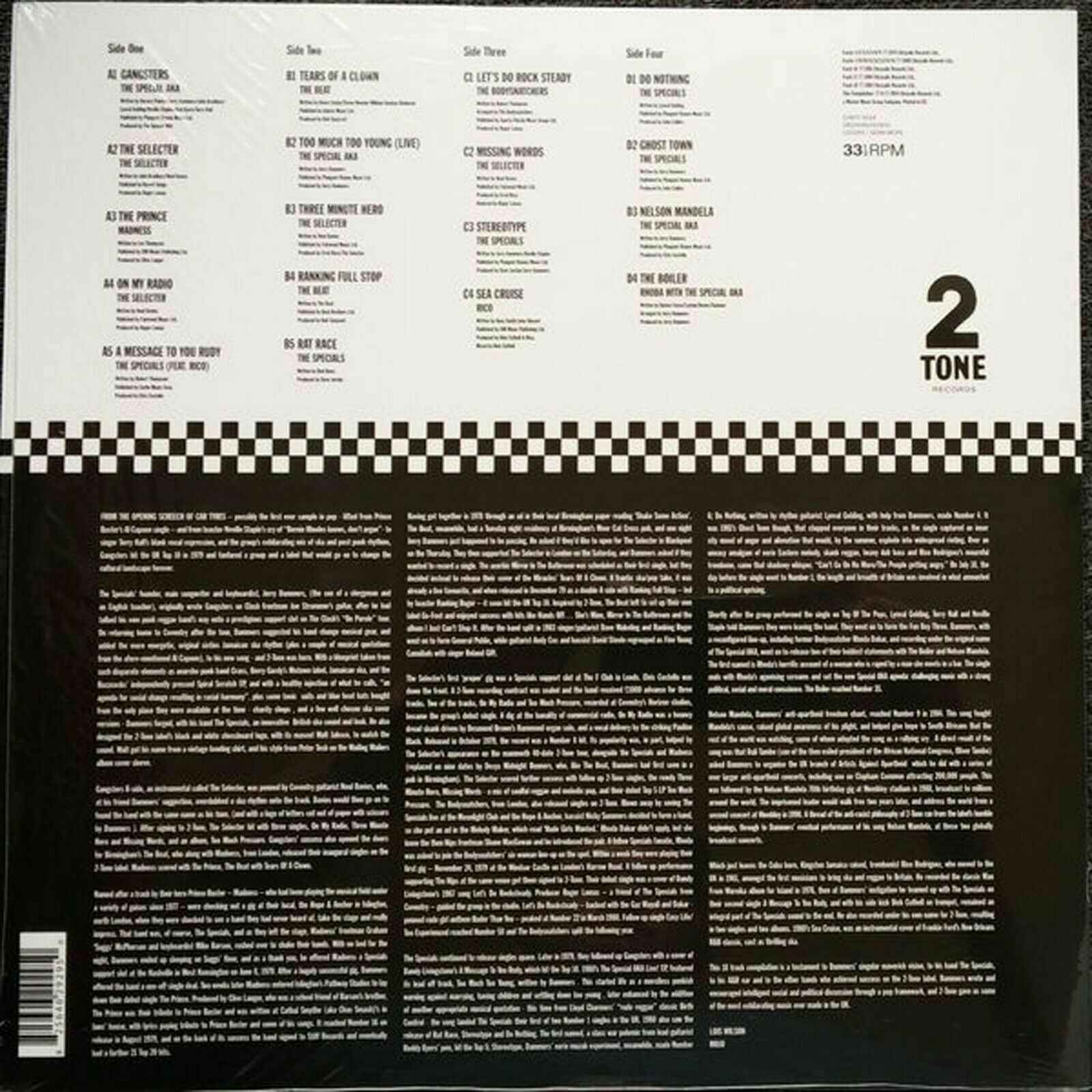 Pic 1 2-TONE - The Best Of 2 Tone - 2 X LP New & Factory Sealed