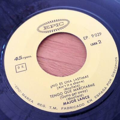 Pic 3 MAJOR LANCE[TOO HOT TO HOLD   COME SEE]EX+ 1965 NORTHERN SOUL SPANISH EP 45 Epic
