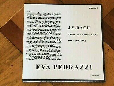 Pic 2 EVA PEDRAZZI BACH 6 CELLO SUITES MIRECOURT SIGNED NUMBERED 92/300 LP BOX SWISS