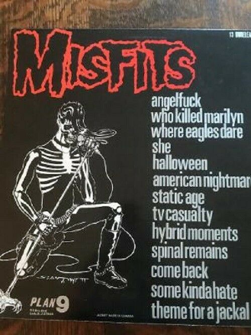 Pic 1 Misfits LEGACY OF BRUTALITY Plan 9 PL9-06  Pink w/ Red VINYL 1986, 1 of 16 Rare