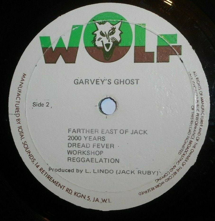 Pic 2 1976 Jamaica Release - Burning Spear - GARVEY'S GHOST Roots Reggae - WOLF DUB LP