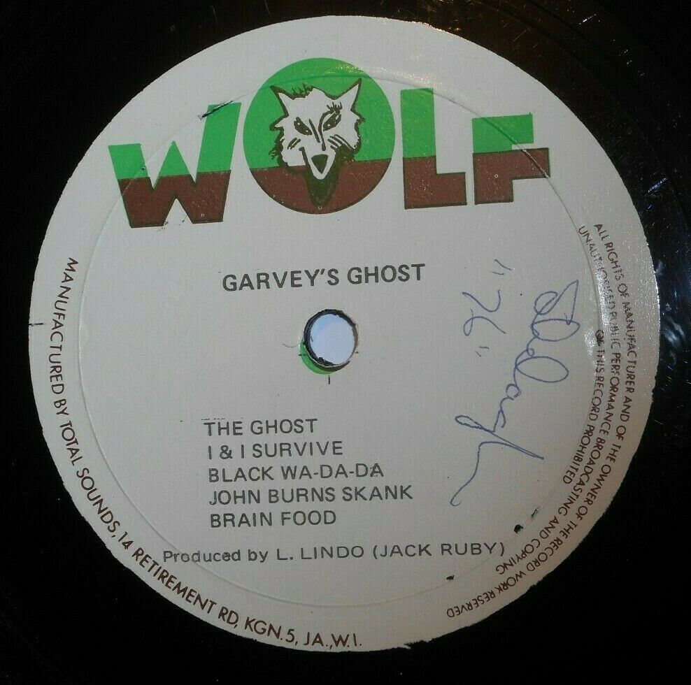 Pic 3 1976 Jamaica Release - Burning Spear - GARVEY'S GHOST Roots Reggae - WOLF DUB LP