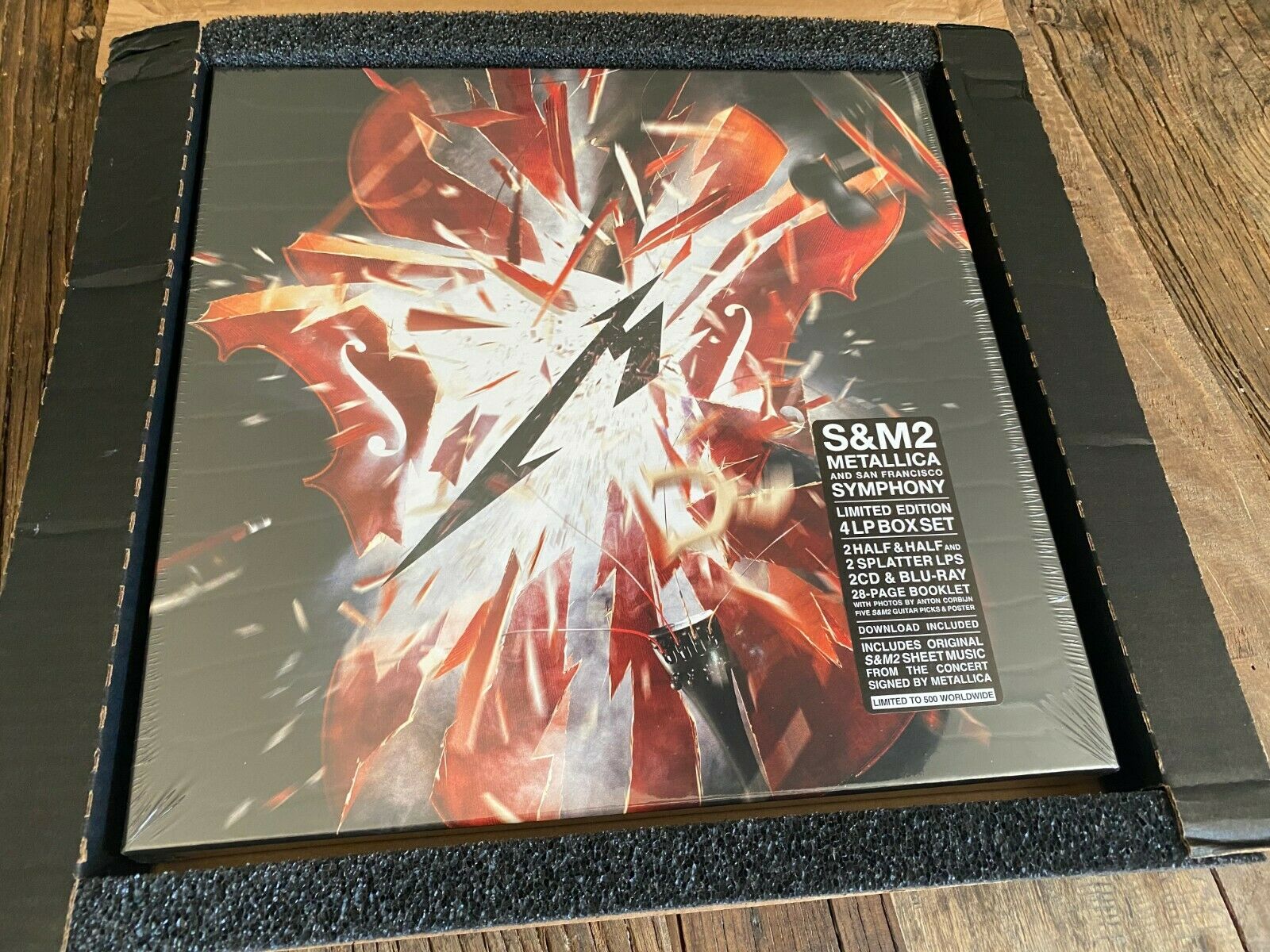 popsike.com - Metallica S&M2 Super Deluxe Box Set w/BAND ...