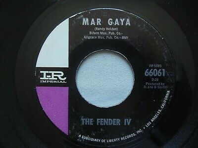 Pic 3 DEBUT RELEASE: The Fender IV ?– Mar Gaya / You Better Tell Me Now - 66061  EX