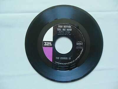 Pic 4 DEBUT RELEASE: The Fender IV ?– Mar Gaya / You Better Tell Me Now - 66061  EX