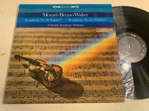 Pic 1 Bruno Walter Mozart Jupiter / Haffner CSO LP Columbia 6 Eye STEREO M-