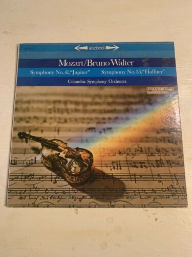 Pic 1 Bruno Walter Mozart Jupiter / Haffner CSO LP Columbia 6 Eye STEREO M-