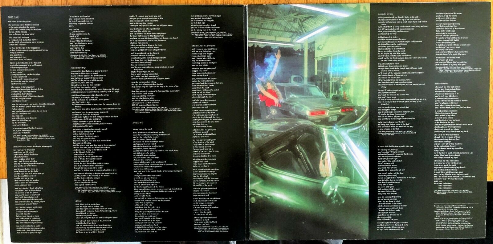 popsike.com - Tom Waits Blue Valentine Vinyl LP Asylum Records 6E