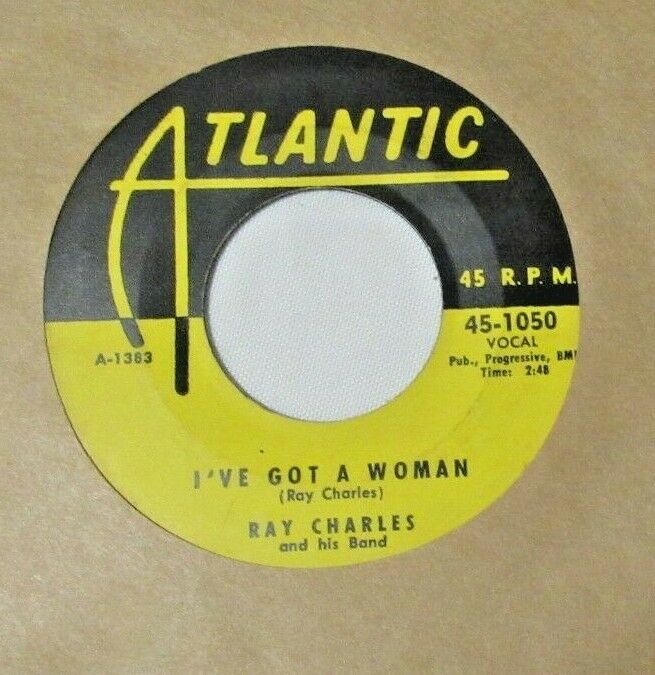 Ray Charles-I've Got A Woman b/w Come Back-Atlantic#1050-R&B-7"45rpm