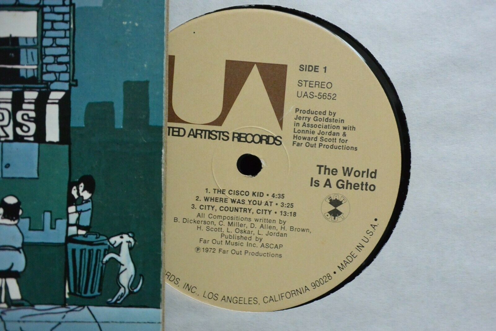 Pic 1 War The World Is A Ghetto Orig '72 Soul/Funk Killer  Rare Beautiful Unplayed  NM