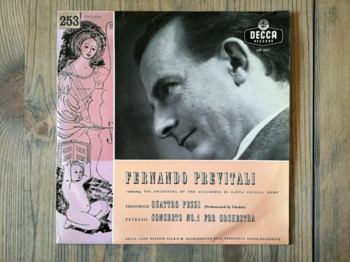Decca SXL2000 - Frescobaldi - Petrassi - Concerto - PREVITALI -NO SXL UNIQUE TP