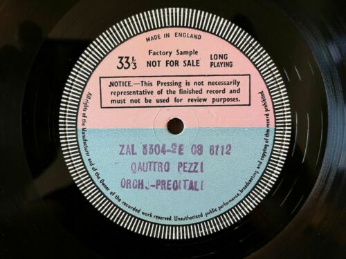 Pic 3 Decca SXL2000 - Frescobaldi - Petrassi - Concerto - PREVITALI -NO SXL UNIQUE TP