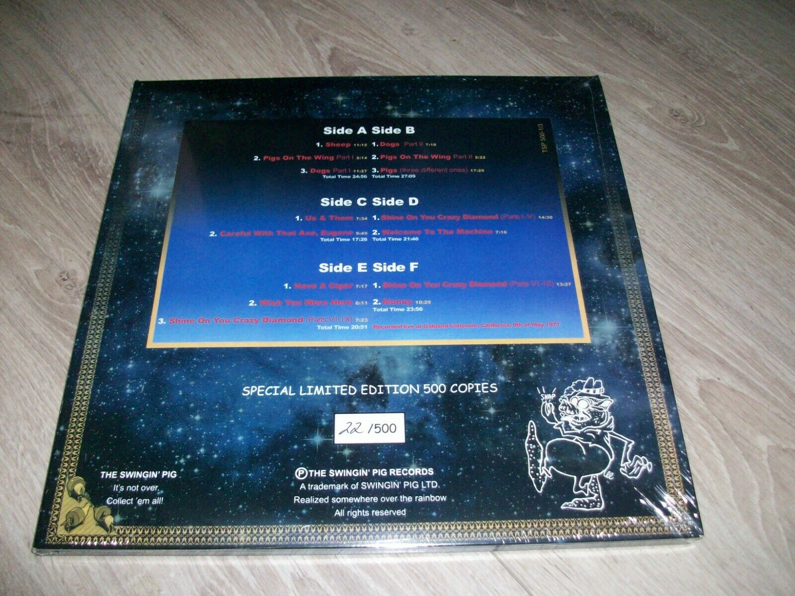 Pic 1 PINK FLOYD DEEP SPACE OAKLAND RARE 3 LP COULEURS NEUF/SCELLE 500 EXMPLAIRES