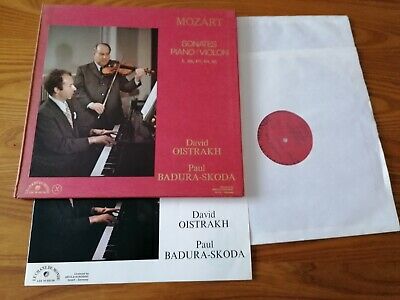 Pic 1 MOZART /OISTRAKH violin-BADURA SKODA piano 2 LP CHANT DU MONDE LDX 78.555/56 EX+
