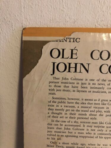 Pic 3 John Coltrane - Olè Coltrane - sehr guter Zustand - Vinyl LP